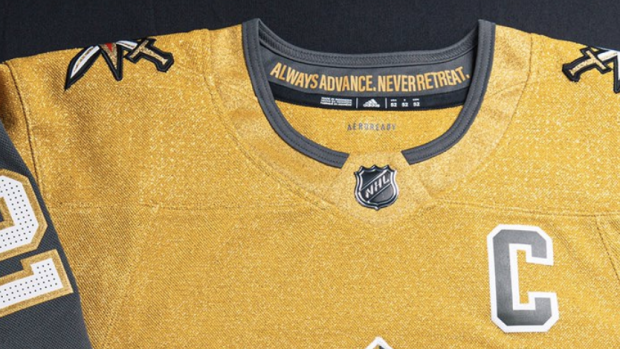 The Vegas Golden Knights unveiled their GOLD third jersey that