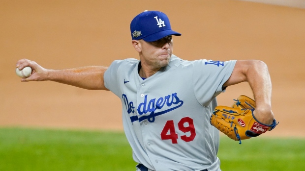 This is a 2023 photo of relief pitcher Alex Vesia of the Los Angeles Dodgers  baseball team. This image reflects the Dodgers active roster as of  Wednesday, Feb. 22, 2023, when this