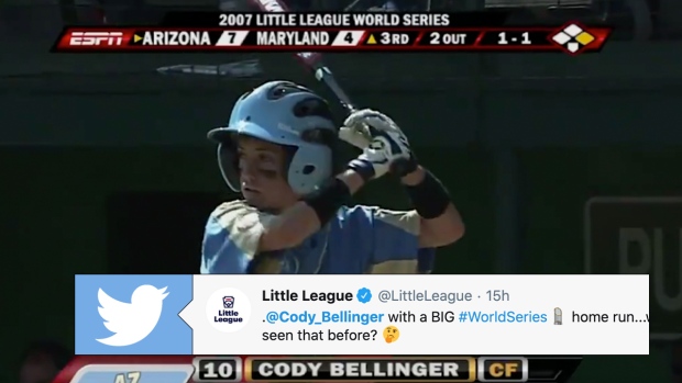 Little League - Cody Bellinger with a BIG #WorldSeries
