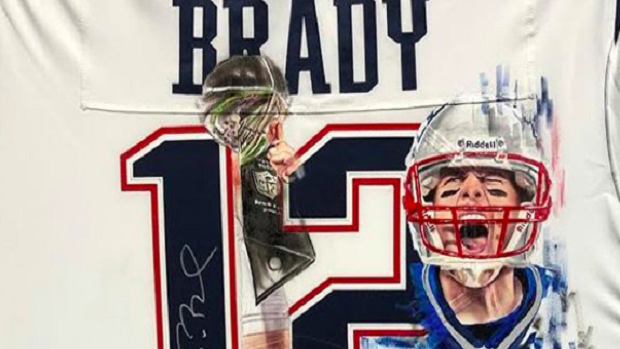 Tom Brady Jersey Art