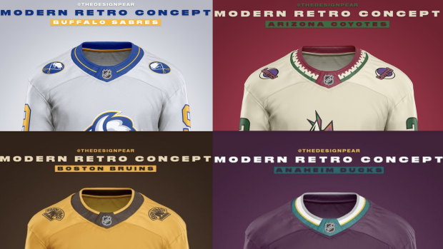 Reverse Retro jerseys are modern takes on retro designs, but what about a  retro design for a modern jersey? Reverse Modern Buffalo Sabres Concept. :  r/hockey