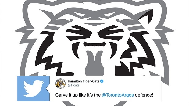 The Argos and Ticats carried their rivalry over to Twitter - Article