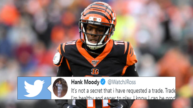 Bengals' Ross wants out of Cincinnati: 'I'm healthy and eager to play'