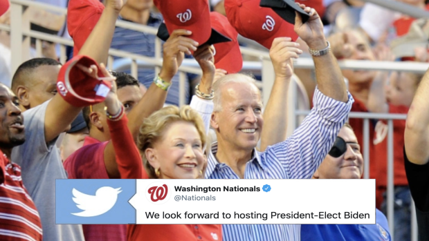 Washington Nationals plan to have Joe Biden throw out first pitch