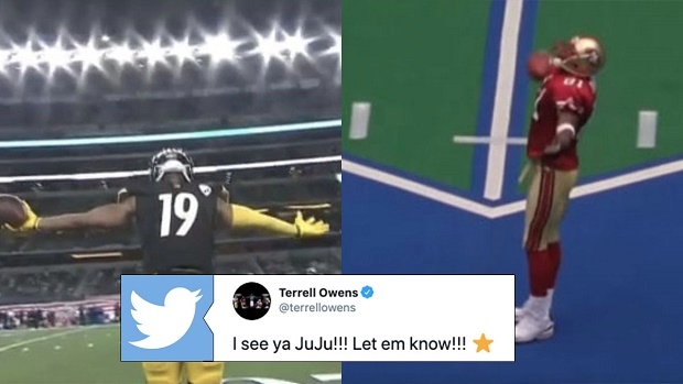 Cowboys Players Didn't Allow JuJu Smith-Schuster To Do Disrespectful  Terrell Owens TD Celebration On The Star - BroBible