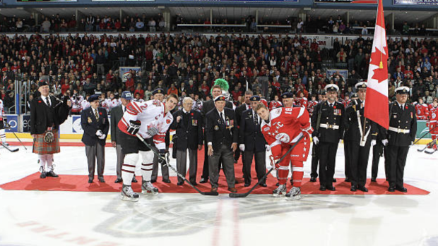 CHL teams' Remembrance Day jerseys honour veterans and military