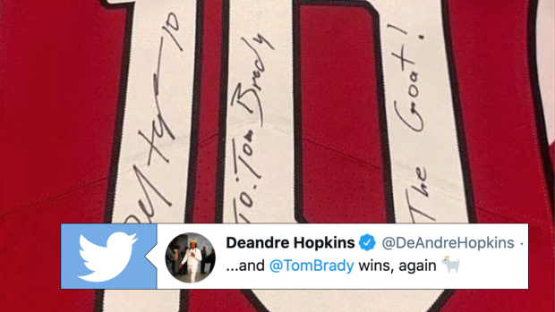 DeAndre Hopkins offers signed jersey for best meme of his game