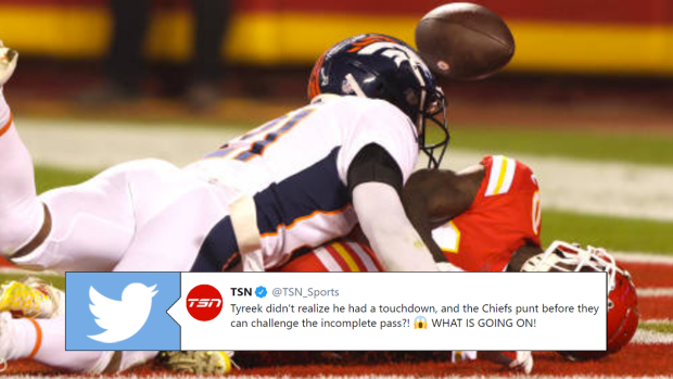 Fantasy Football Owners Were Sick After Tyreek Hill's Amazing Bobble TD  Catch Was Ruled Incomplete And The Chiefs Didn't Challenge The Play -  BroBible