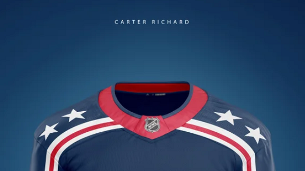 idea for a Columbus Blue jackets reverse retro jersey. Design is based off  of the Cleveland Crusaders design, using Columbus Alt colours and logo. :  r/hockeydesign
