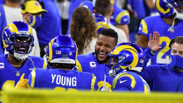 Los Angeles Rams celebrate