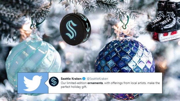 Seattle Kraken Ornaments