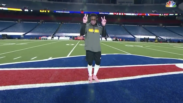 Steelers' JuJu Smith-Schuster gave Bills 'extra fire' with logo dance