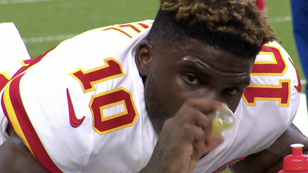 Tyreek Hill brings energy to the sideline - The Iola Register