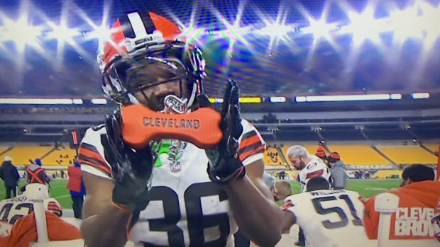 The Browns had their turnover chain on full display during