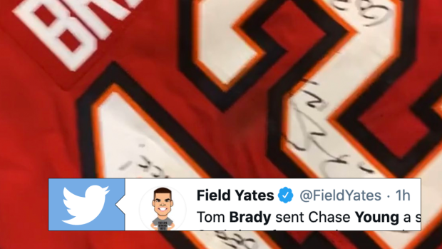 Chase Young Shows Gifted Tom Brady Jersey on IG with 'Go Blue' Written on  It, News, Scores, Highlights, Stats, and Rumors