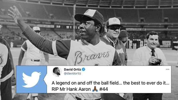 Hank Aaron dies at 86: Sports world mourns passing of baseball legend