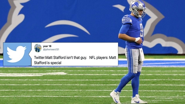 He deserves this.' Lions fans react as Matthew Stafford heads to