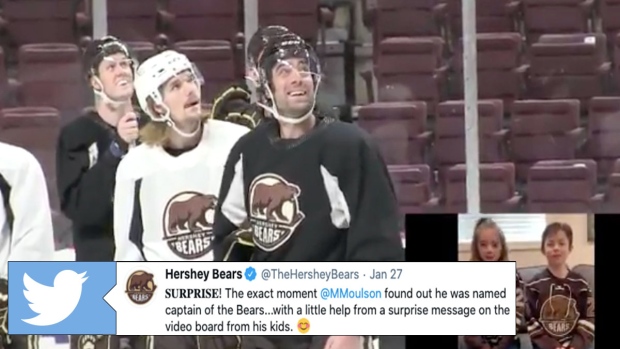 Matt Moulson Surprise, Named 44th Captain in Hershey Bears History