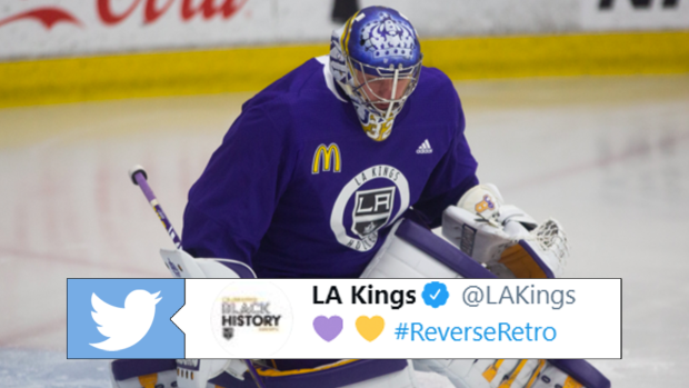 NHL on X: Puttin' it in reverse tonight for the @LAKings