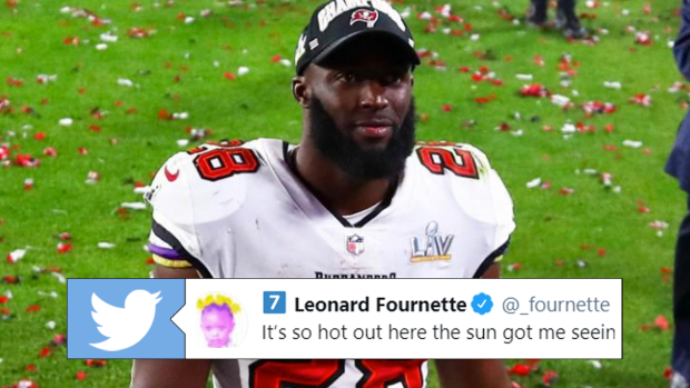 Leonard Fournette recalls boat parade with Tom Brady after Super Bowl LV