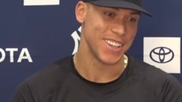 Aaron Judge sports a new look at Spring Training - Article - Bardown