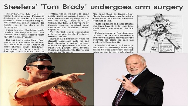 Tom Brady and Terry Bradshaw