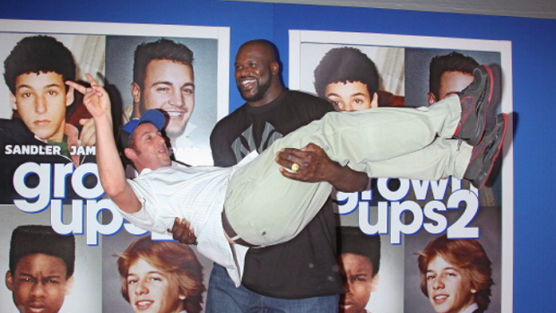 Adam Sandler and Shaq