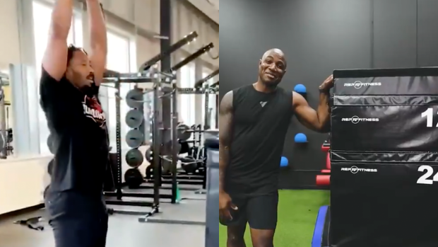 DeMarcus Ware just outdid Myles Garrett's box jump at 38 years old