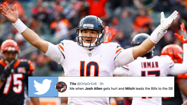 Mitch Trubisky On Playing with Josh Allen