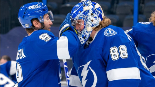 Tyler Johnson, Andrei Vasilevskiy