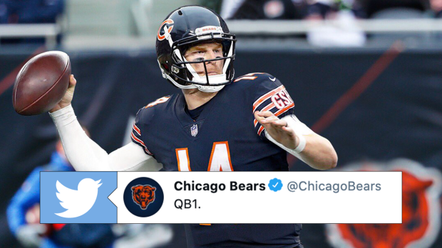 The Chicago Bears tweeted that Andy Dalton was their 'QB1' and the football  world reacted STRONGLY - Article - Bardown