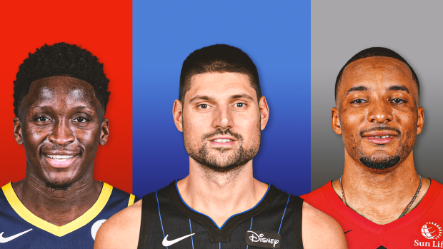 Victor Oladipo, Nikola Vucevic and Norman Powell