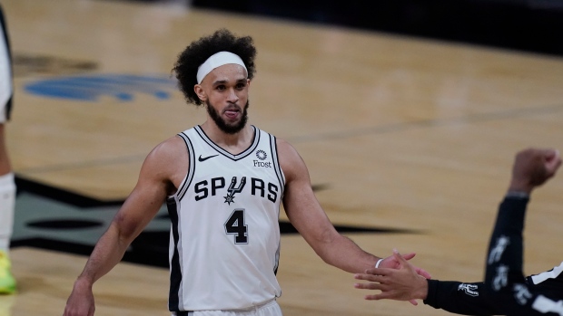 San Antonio Spur Derrick White hits home run at MLB All-Star