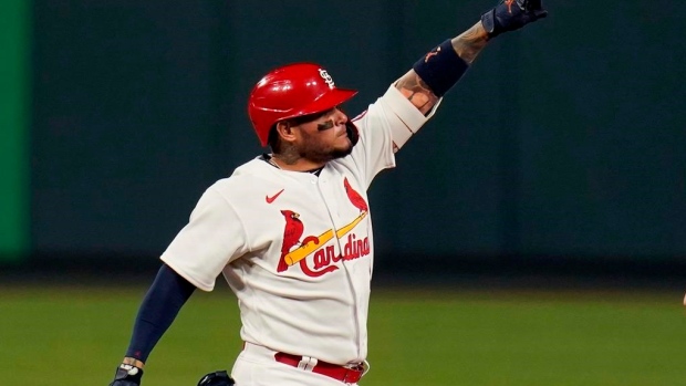 Yadier Yadi Molina St. Louis Cardinals Game-Used 2018 Players' Weekend  Jersey