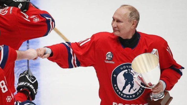 Vaccinated Putin scores 9 goals in all-star hockey game