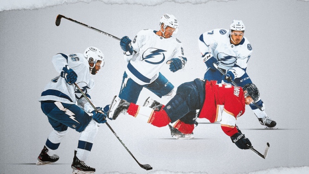 The Lightning made NHL history by starting potentially the first all-Black line within the league