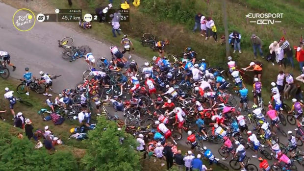 Tour de France crash