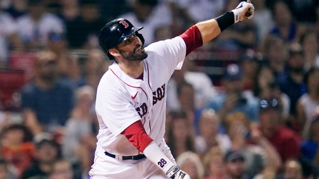 J.D. Martinez declines to exercise opt-out clause, returns to Boston Red  Sox for 2022 season - TSN.ca