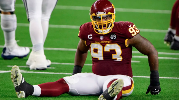 Commanders DT Jonathan Allen (knee) ruled out vs. Browns - TSN.ca