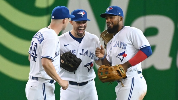 Toronto Blue Jays: Randal Grichuk celebrates contract extension with big  outing