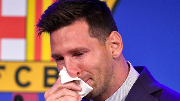 Lionel Messi in uncontrollable tears as he bids emotional farewell