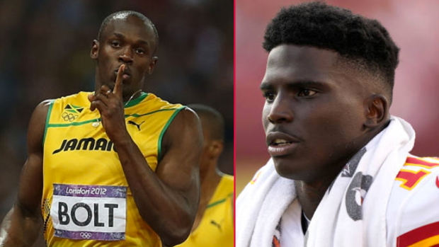 Gold medal vs. Super Bowl ring? Will Tyreek Hill accept Usain