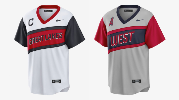 Little League Classic Uniforms for the Angels and Indians — UNISWAG