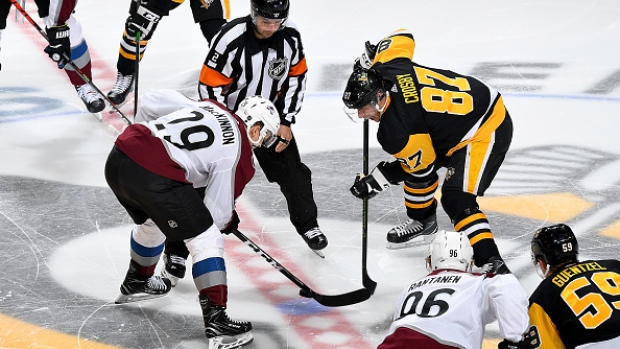 Nathan MacKinnon and Sidney Crosby/Getty Images