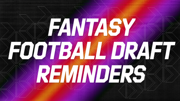 Fantasy Football Draft Reminders