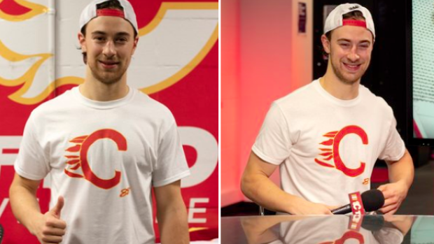 Andrew Mangiapane is getting roasted for his attempt at drawing the Flames  logo - Article - Bardown