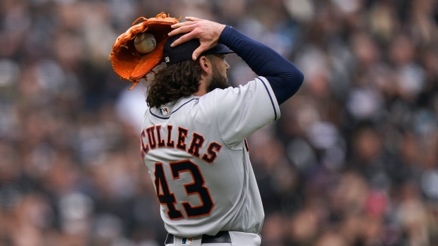 Astros' McCullers to miss opening day with strained muscle