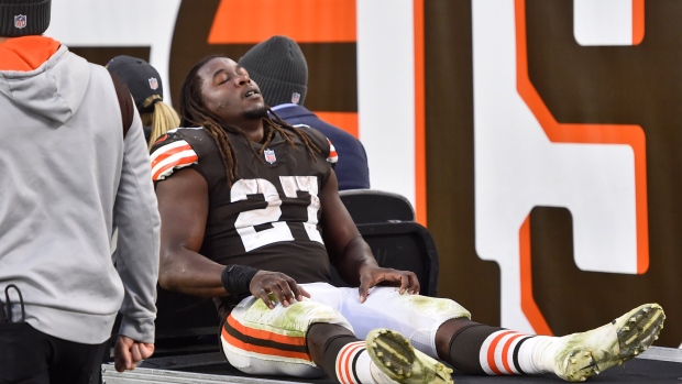 Cleveland Browns Kareem Hunt Calf Injury - TSN.ca