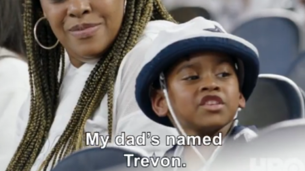 Trevon Diggs' son, Aaiden, steals the show again at Cowboys practice