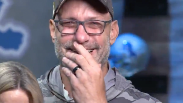 Watch as the Detroit Lions surprise Chris Spielman with induction